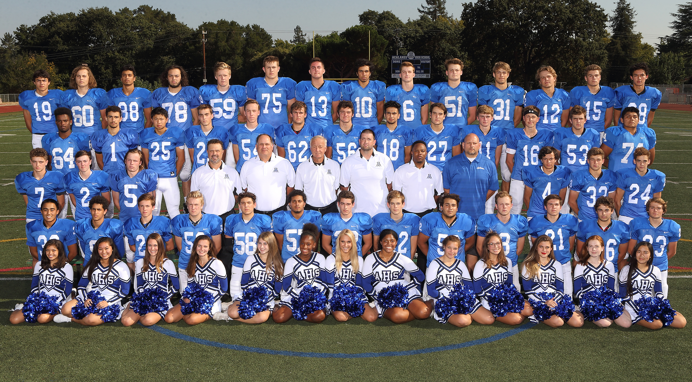 2018 Varsity Football Team