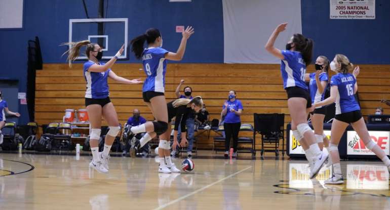 Varsity Girls Volleyball Falls to Alhambra on the Road