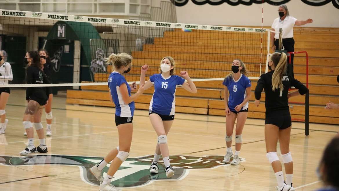 Girls Varsity Volleyball Stomps the Mats