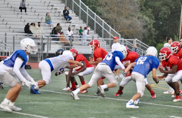 Varsity Football: The Dons Do Damage to Deer Valley & Vallejo in First Scrimmage