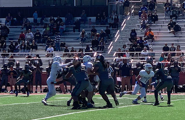 JV FOOTBALL: Taking Care of Business, 45 Dons-Mariners 0