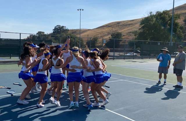 Girls Tennis Scores 2 league victories