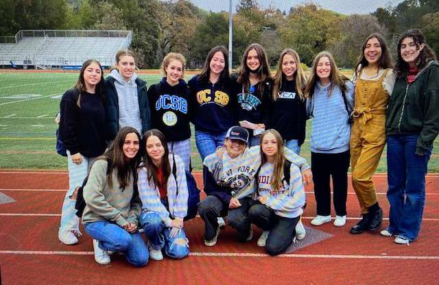 Acalanes Girls LAX show support for neighboring  Oakland Club