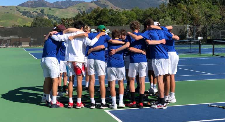 Boys Varsity Tennis Team Qualifies for NCS Team Tournament; Player Awards Also Announced