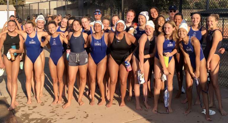 Lady Dons JV Water Polo Team Plays Strong in 2022 Acalanes Invitational