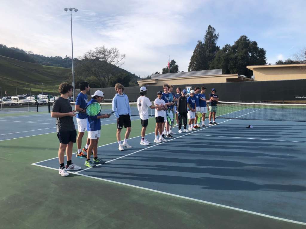Boys Varsity Tennis Team Off to a Great Start to 2023 Season, Defeats Piedmont 8-1 in a Scrimmage