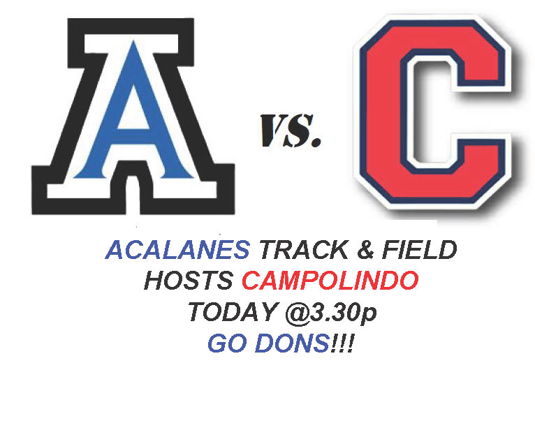 Aca T&F - Dons v Cougars TODAY