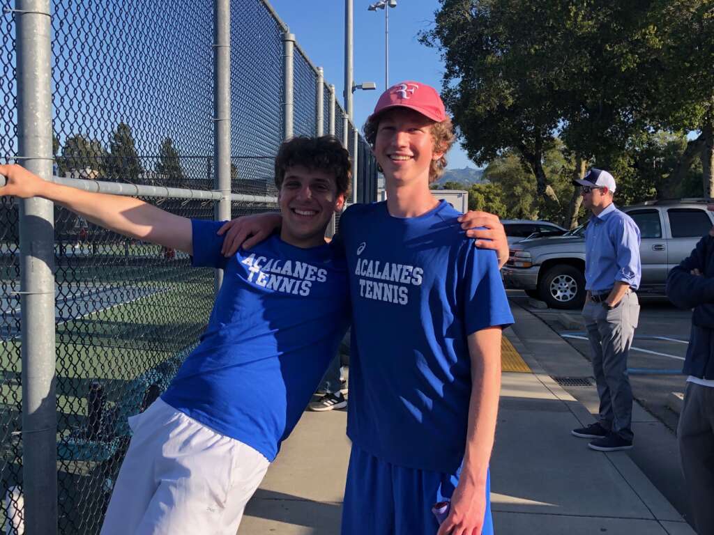 Acalanes Boys Varsity Tennis Team Keeps Rolling, Gets Revenge with a 6-3 Win Over Campolindo