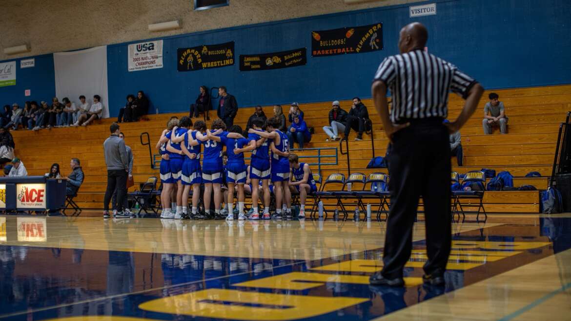 Varsity Boys Basketball Comes Up Inches Short Against Alhambra 51-47