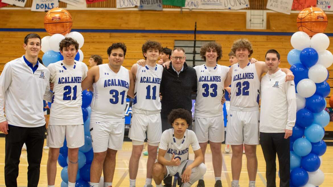 Varsity Boys Hoops Ends Regular Season Sending Off Seniors With a Bang While a Lafayette Legend is Born