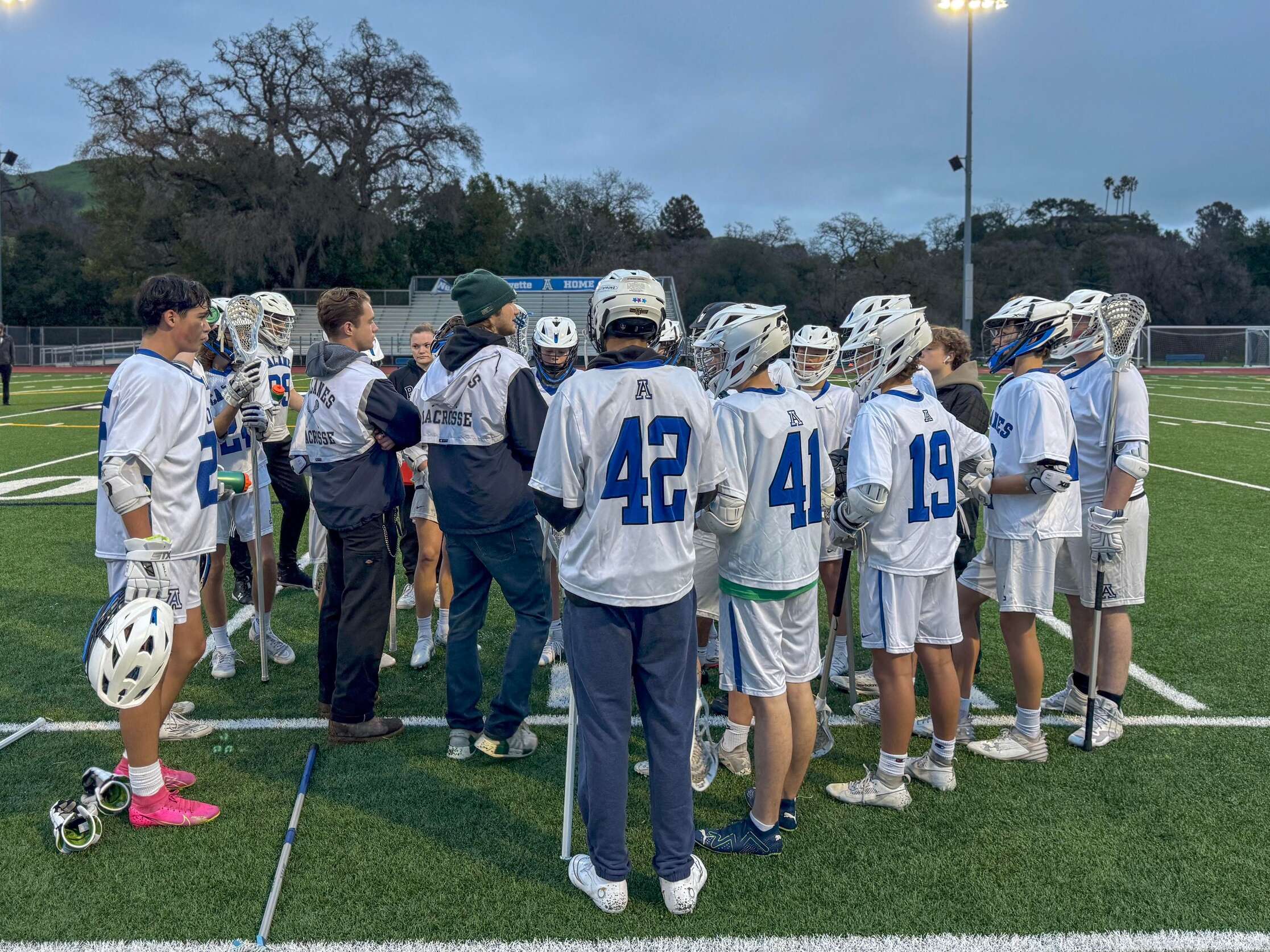 JV BOYS LACROSSE DOMINATES CALIFORNIA HS FOR FIRST WIN OF THE SEASON, 8-2