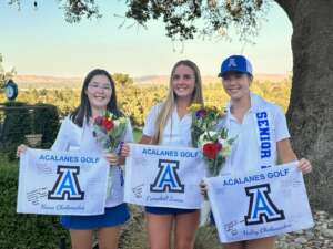 Girls Golfers Beat Campo on Senior Night!