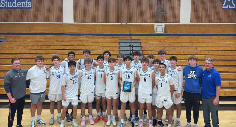 JV BOYS’ BASKETBALL TEAM WINS JOHN RHODES TOURNAMENT!!!