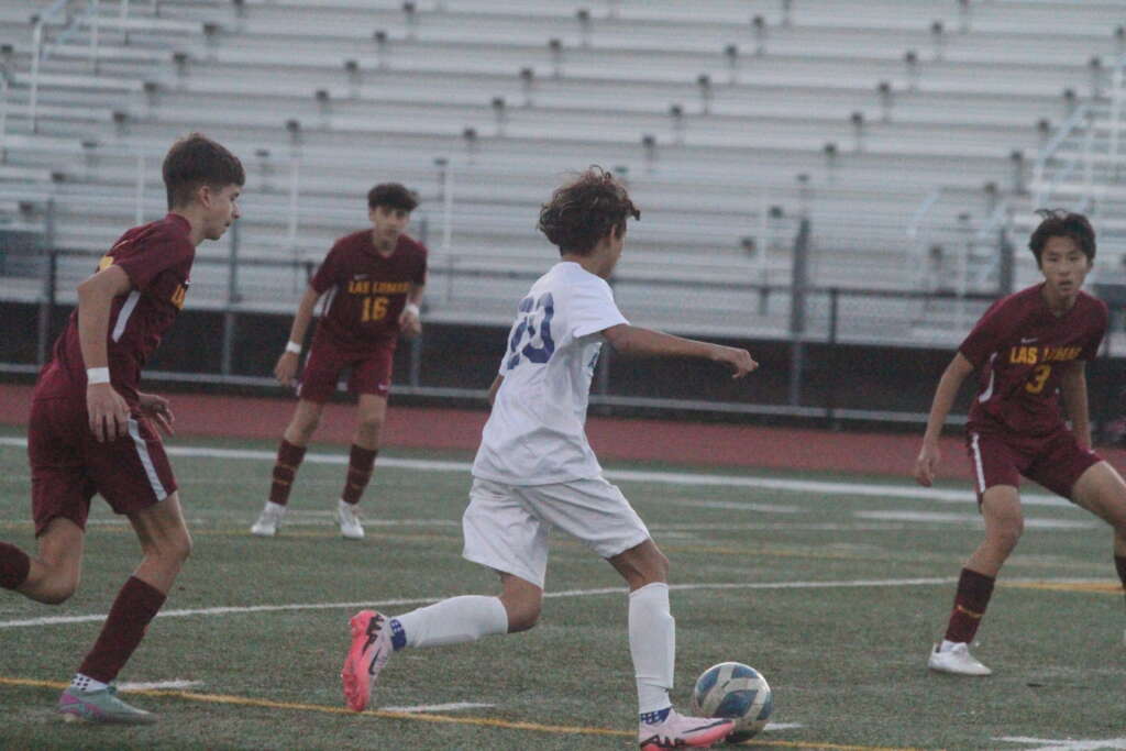 Frosh Soccer Boys had a tough battle on the field against Las Lomas!