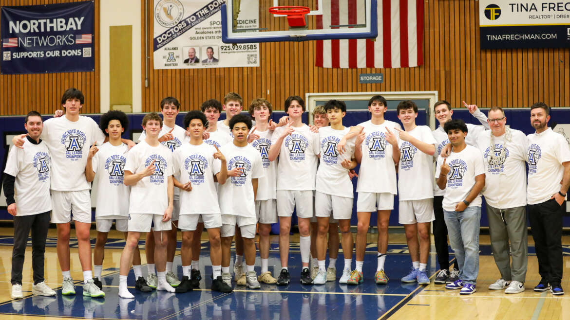 Don Top of the World! Varsity Boys Hoops Wins 5th Straight to Clinch League Title on Senior Night – Final Regular Season Game Tonight @ College Park