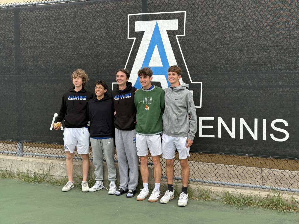 Boys Varsity Tennis Ends the Regular Season on a Winning Note: Acalanes 8, Northgate 1