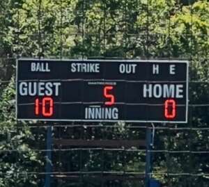 Varsity Baseball Drops the Mic: Campo Routed in Five, 10 to 0 in NCS
