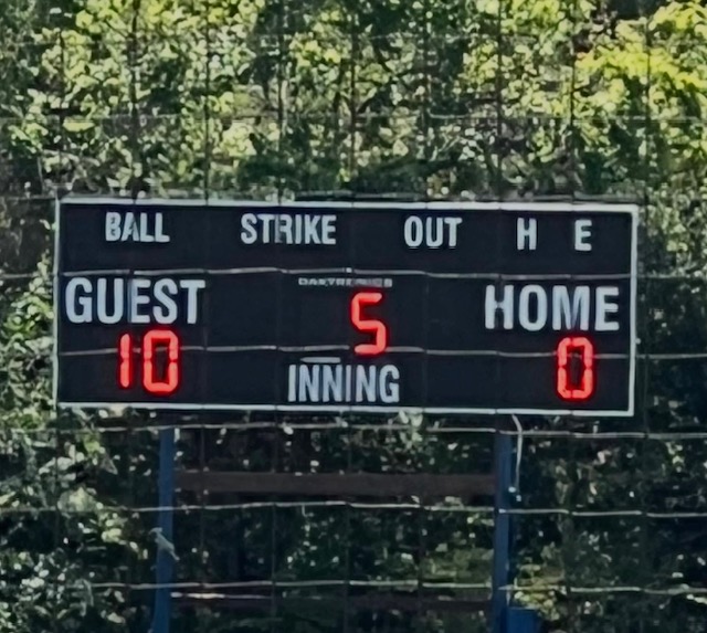 Varsity Baseball Drops the Mic: Campo Routed in Five, 10 to 0 in NCS