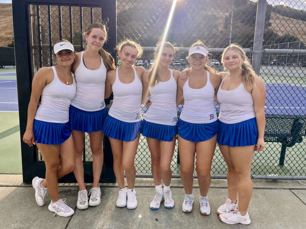 JV Girls Tennis Prevails Over Miramonte 7-6