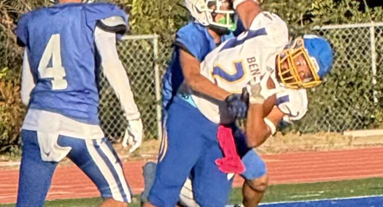 JV Football Holds Benicia to Zero, 17-0, Win!