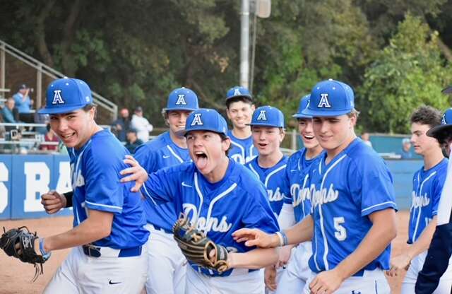Varsity Baseball: Walk off with Winkles for the Win,  5 Acalanes-St. Ignatius 4