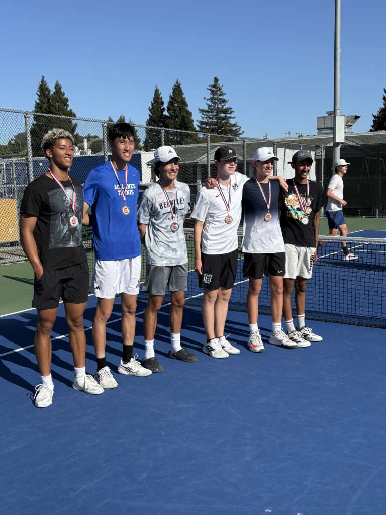 Acalanes #1 Player Sze Ting Chen Holds Up #1 Seed Winning The DAL-Foothills Singles Title, Miramonte’s #2 Seeded Byrne and Conway Take the Doubles Title