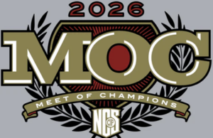 2026 MOC logo for NCS meet of champions