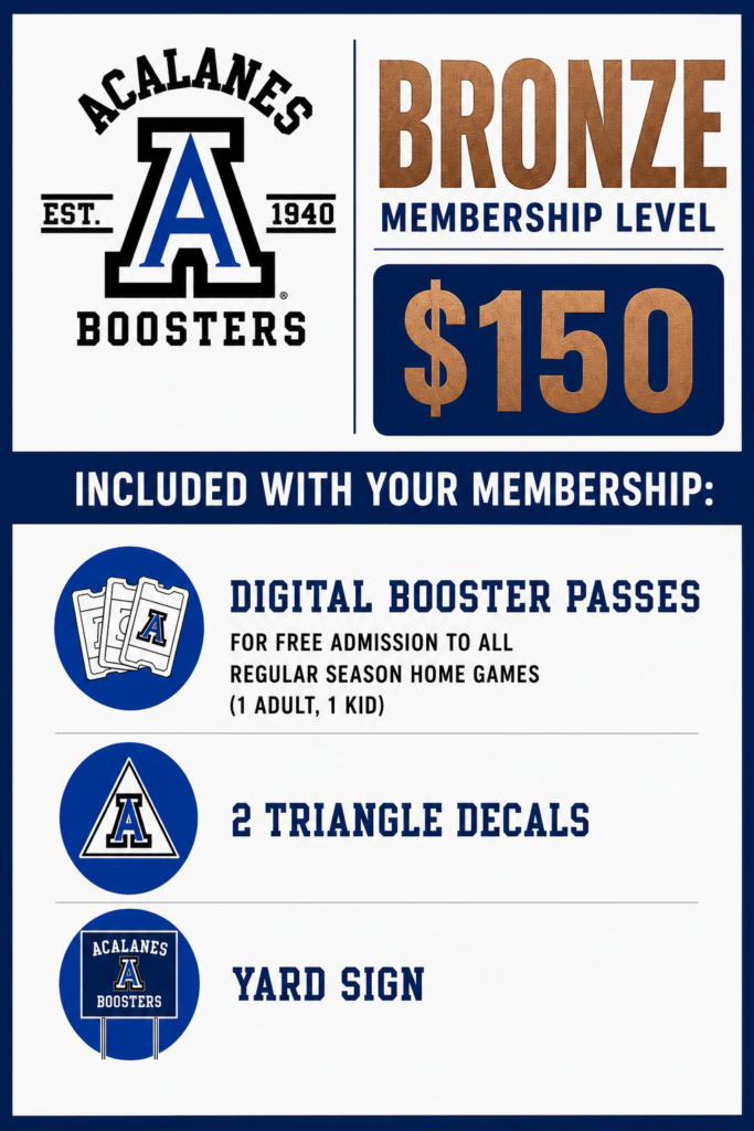 Bronze Boosters Membership