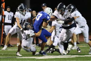 Varsity Football Bounces Back With 42-37 Victory Against Marin Catholic