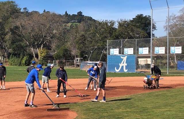 Dons Community Shows Up to Prep Field in Anticipation of Baseball Season Kickoff