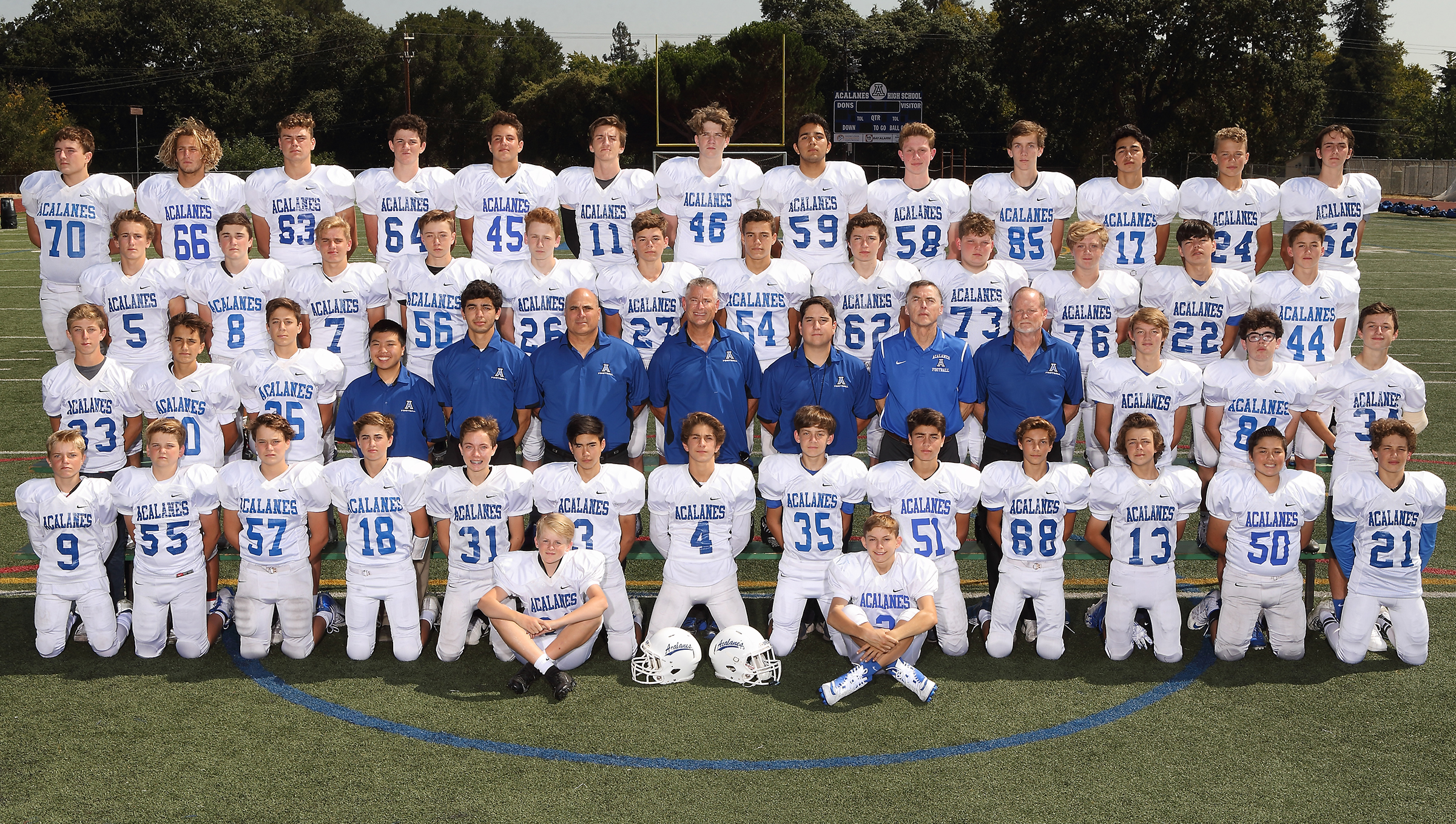 2018 Freshman Football Team