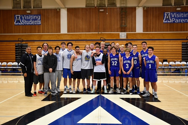 Boys Basketball Downs Alumni in Annual Clash